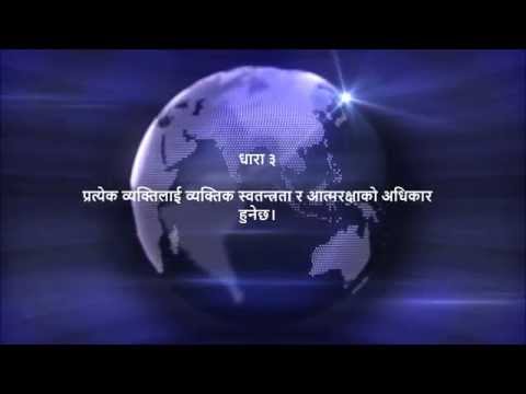 मानव अधिकारको विश्वव्यापी घोषणा : : : NEPALI UDHR