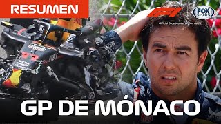 ¡Lo bueno es que Checo está bien! Accidente y susto en Mónaco | Fórmula 1