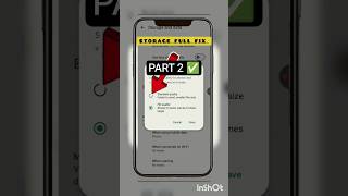 "WhatsApp Storage Full Fix Part 2 ✅!"#shorts #trending #storage #whatsapp
