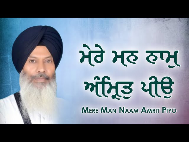 Mere Man Naam Amrit Piyo -  Bhai Lakhbir Singh Ji - Hazuri Ragi Sri Darbar Sahib, Amritsar