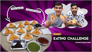 30+ Types of Samosa Eating Challenge | PIZZA Samosa, CHOCOLATE Samosa, Malai Chaap Samosa