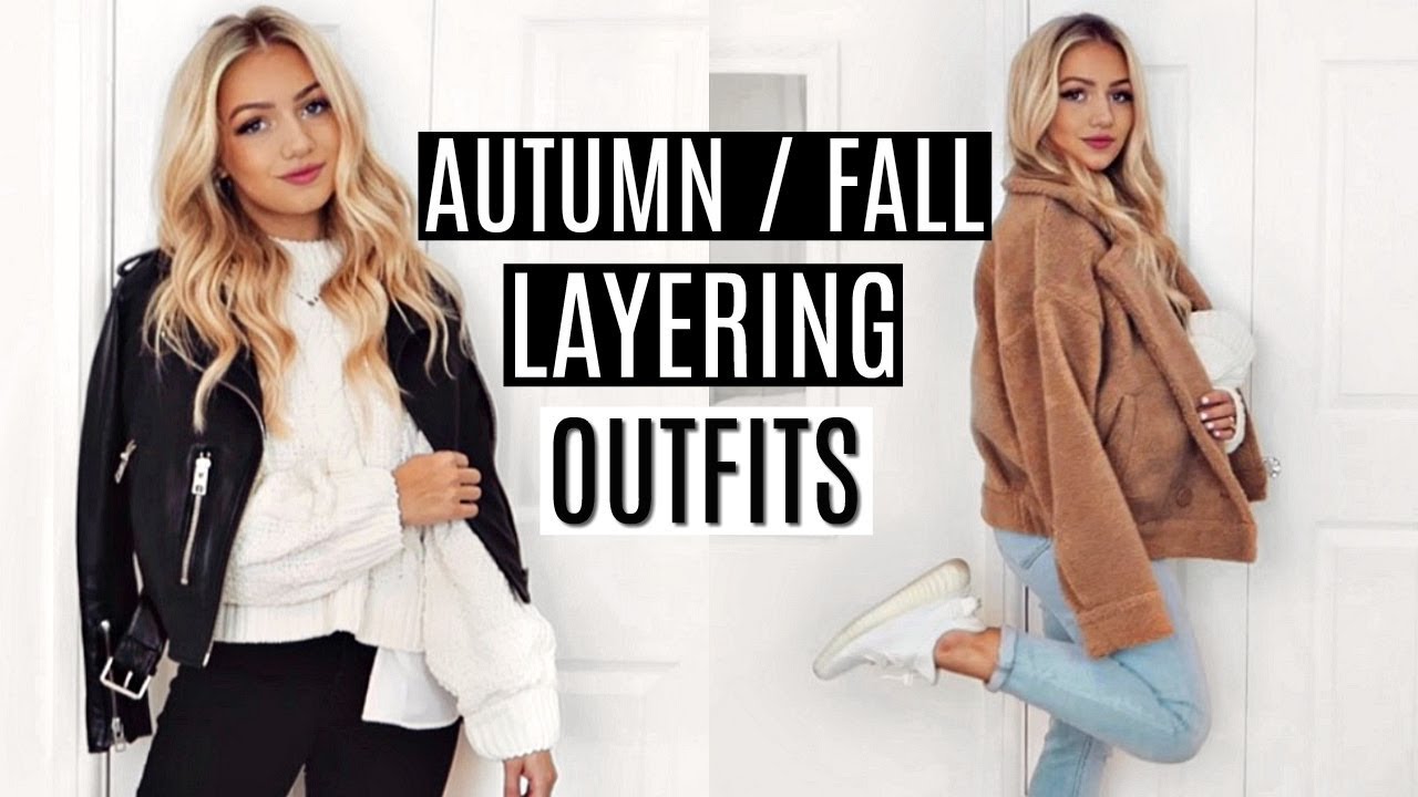 layering clothes for autumn