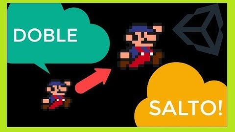 Como hacer doble salto en unity 3d | tutorial unity 2D