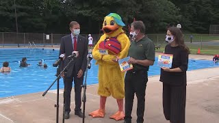 NEWS CONFERENCE: Stew Leonard's co-founders continue to preach pool safety, 31 years after tragedy