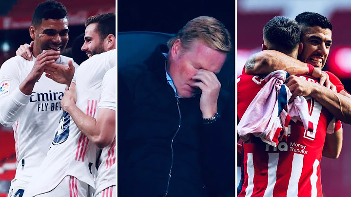 LE BARÇA DE KOEMAN CAPITULE ! LE REAL DE ZIDANE & L'ATLÉTICO DE CHOLO SEULS EN LICE POUR (LA LIGA)