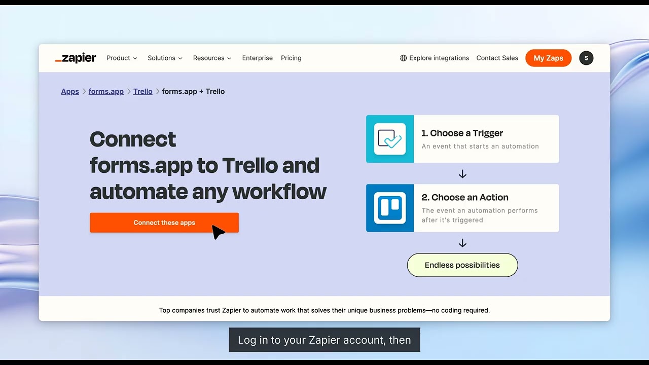 Forms.app to Trello integration tutorial