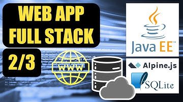 Aplicação fullstack em Java EE com RESTFul+SQLite+Alpine.js [2/3]