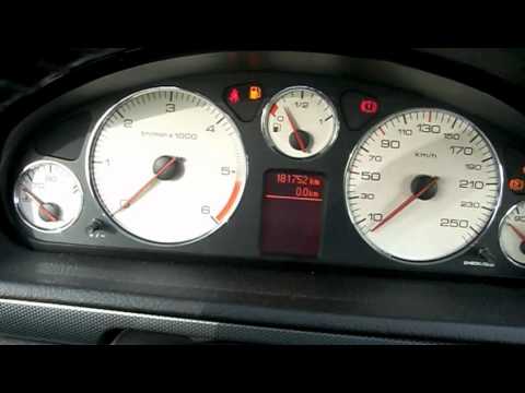 Peugeot 407 Hdi Kasowanie Inspekcji Serwisowej Reset Service-Inspektionserivce Inspection - Youtube