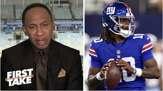 FIRST TAKE | Stephen A. suggests Giants trade for Joe Milton after Dart official out for season