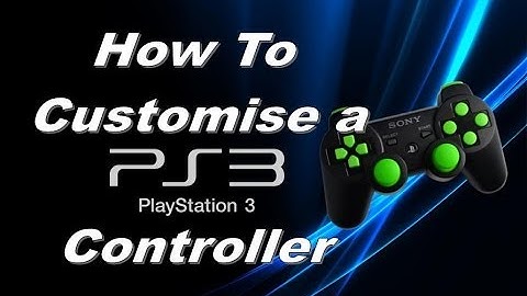 How to change the buttons on a PS3 Controller