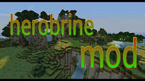 mcpe 0.9.5 herobrine mod