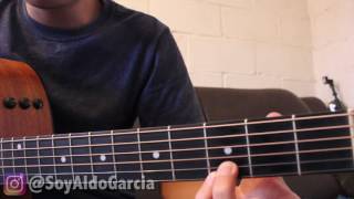 Como tocar "El Color De Tus Ojos" BANDA MS (TUTORIAL DE GUITARA) @AldoGarcia chords sheet