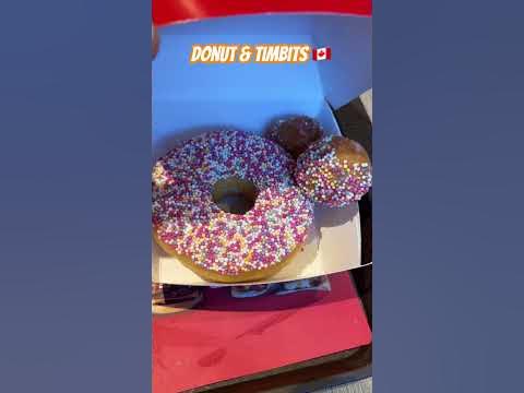 Donut & Tim Hortons Timbits 🇨🇦 - YouTube