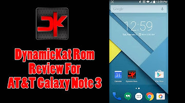 DynamicKat AOSP ROM for AT&T Galaxy Note 3! | Overlook and Review