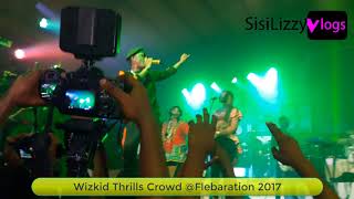 Wizkid dashed out money at felabration 2017 in lagos (watch video)