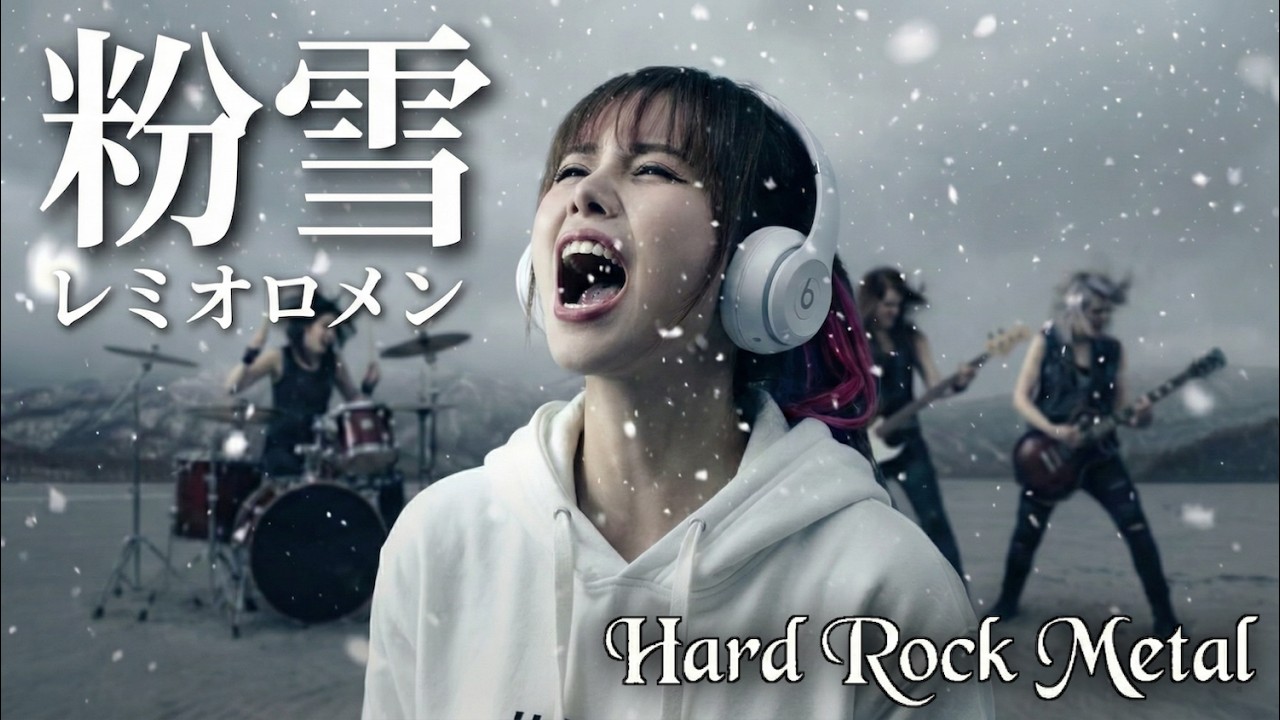 “粉雪” レミオロメン 【欧風メタル ver. / AI vs 人間】European Hard Rock Metal - Cover by ひろみちゃんねる / 歌ってみた