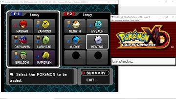 How to trade Pokemon between Dolphin and VBA