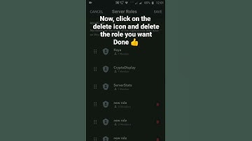 How to delete roles in Discord Mobile #roduz #discord #howto #how #delete #roles #discordmobile