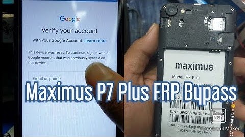 MAXIMUS P7 PLUS FRP BYPASS