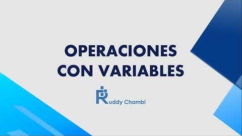 Operaciones con variables en Programación Batch