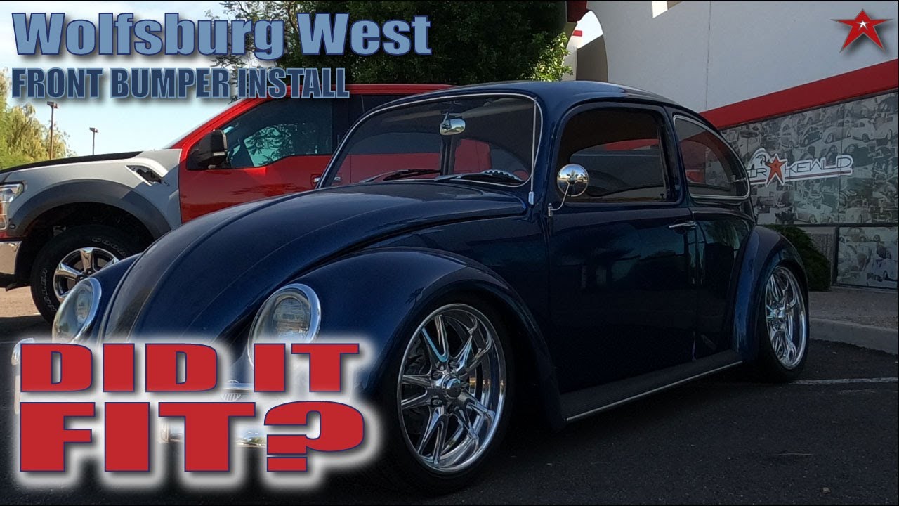 How To! - New Wolfsburg West Volkswagen Beetle Chrome Front Bumper Installation by the PRO's!