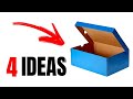 How to reuse Shoe Boxes at home | 4 Amazing Ideas | Best out of waste