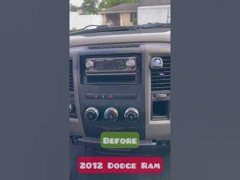 2012 Dodge Ram Radio upgrade! - YouTube