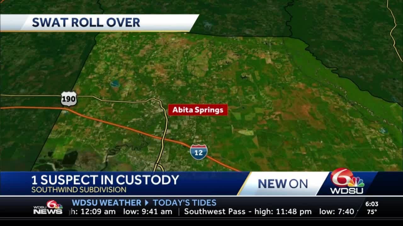1 suspect in custody after SWAT roll ends in Abita Springs subdivision ...