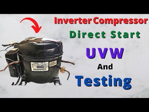 Inverter Refrigerator Compressor Direct Start & UVW Testing | Embraco Fridge Board