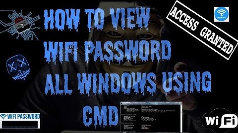 How to find saved wifi passwords on windows xp,7,8,8.1,10 PC or Laptop using cmd