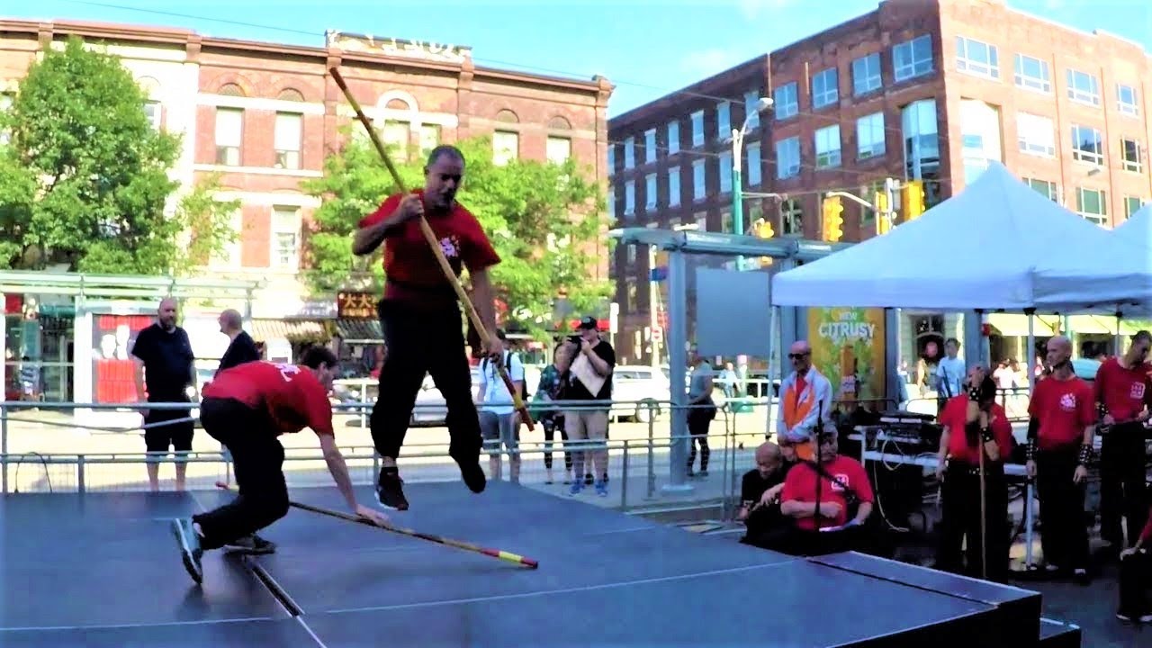 Toronto Chinatown, Chinese Martial Arts performance YouTube