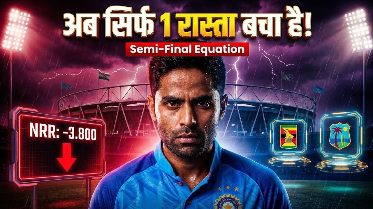 India Semi Final Qualification Scenario Explained | T20 World Cup 2026 Points Table Update