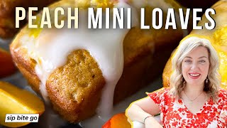 How To Make Small Peach Cakes In 8 Mini Loaves Pan By Wilton Baking