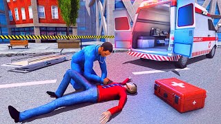 City Ambulance Emergency Rescue Simulator Android Gameplay screenshot 4