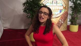 Hannah Shapiro chats on red carpet at 'Survivor: Millennials vs. Gen X' season 33 finale