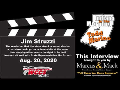 Indiana in the Morning Interview: Jim Struzzi (8-20-20)