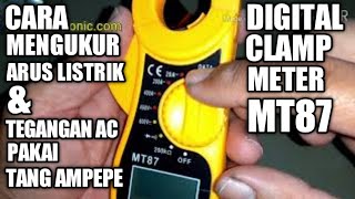 How to Measure AC Current and Voltage Using an Ampere Clamp