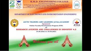 Five days ATAL online FDP - Inauguration & Key note address ( Day-1, Session-1)