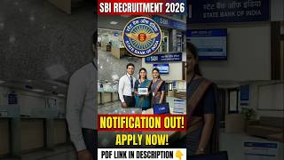 Want to work in SBI? Apprentice 2026 Application Started! 🚀