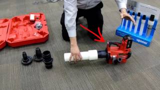 Uponor PEX-a - how to make a 2", 2 1/2", and 3" connection