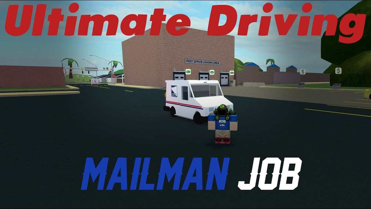 Ultimate Driving Roblox New Mailman Job Youtube - how do you drive a car in roblox homestead how to get free