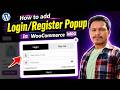 How to Add Login / Register Popup in WooCommerce (Easy Method 🔥) | Learn2Smart