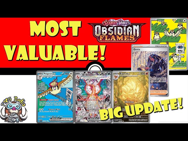 The Most Expensive Cards from Obsidian Flames! Top 10! BIG Update!(Pokemon TCG News) - YouTube The Most Expensive Cards from Obsidian Flames! Top 10! BIG Update!(Pokemon TCG News) - YouTube