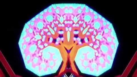 Fractals: video feedback loop with mirror effect