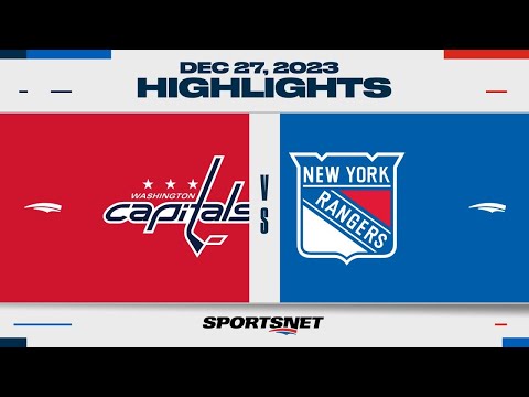 NHL Highlights | Capitals vs. Rangers - December 27, 2023
