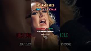 BEST R\u0026B SINGER MAN against WOMAN [Justin Bieber vs adele]#best #rnbsinger #justinbieber #adele