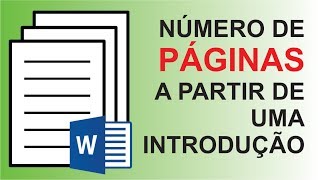 Inserir Nmero De Pgina No Seu Tcc A Partir De Uma Introduo