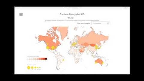 DSCI 558 - Carbon Footprint Knowledge Graph Demo