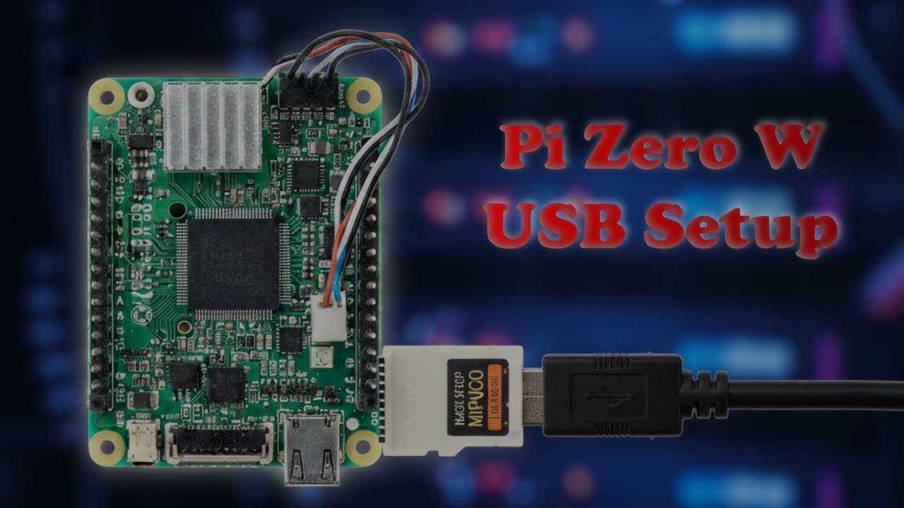 Setup Raspberry Pi Zero W via USB - No Monitor or WiFi Needed - YouTube