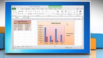 How to add data labels to a Column (Vertical Bar) Graph in Microsoft® Excel 2010
